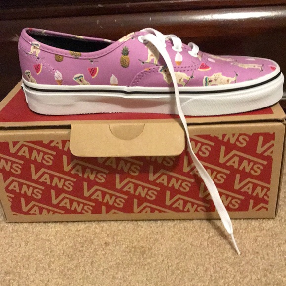 Violet Printed Vans - Picture 2 of 4